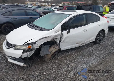 2015 Honda Civic Ex из США, поврежденный, VIN 19XFB2F81FE006189